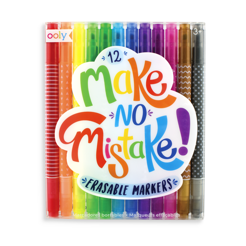 Make No Mistake Erasable Markers - Set of 12