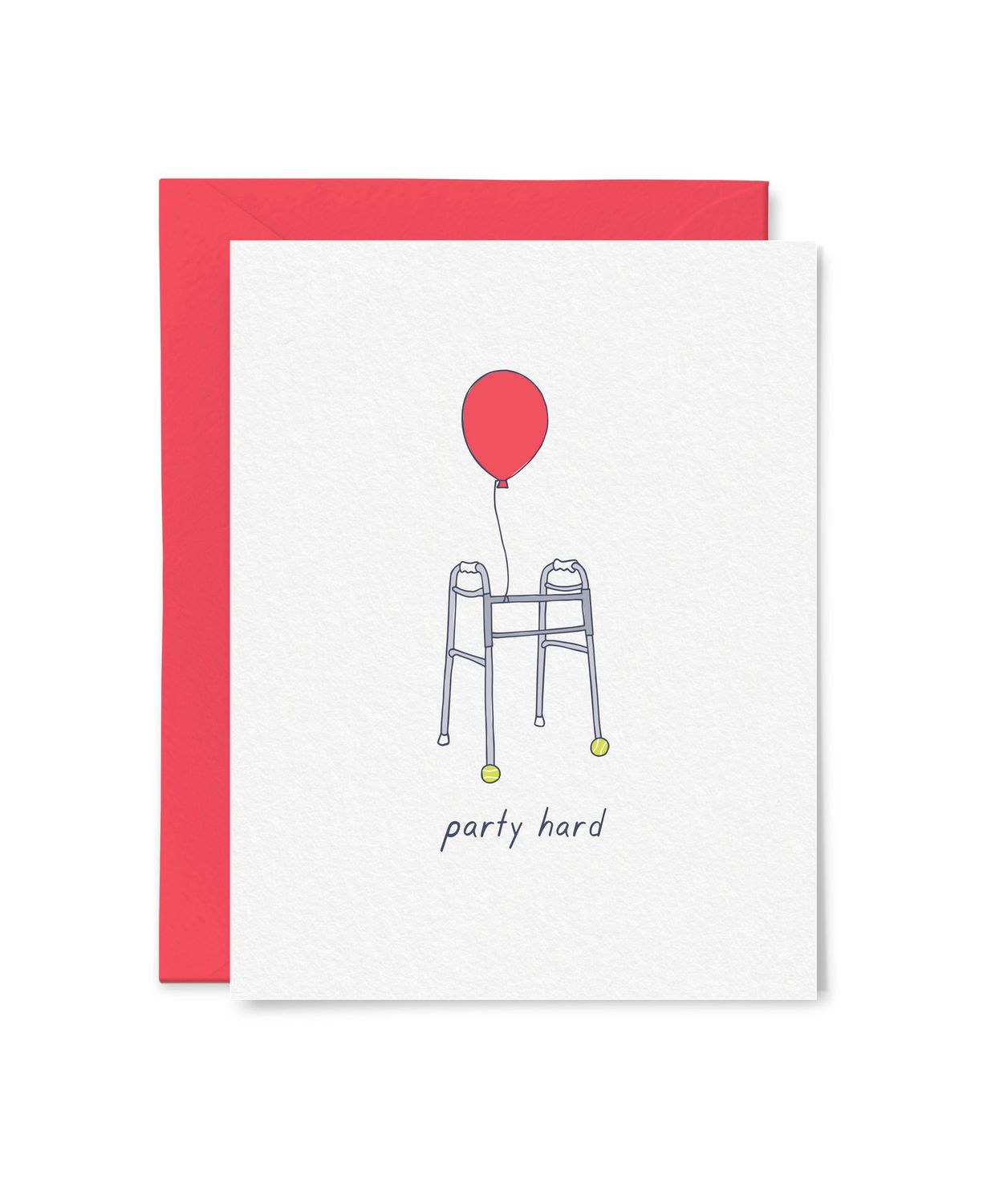 Card - Birthday: Party Hard Walker