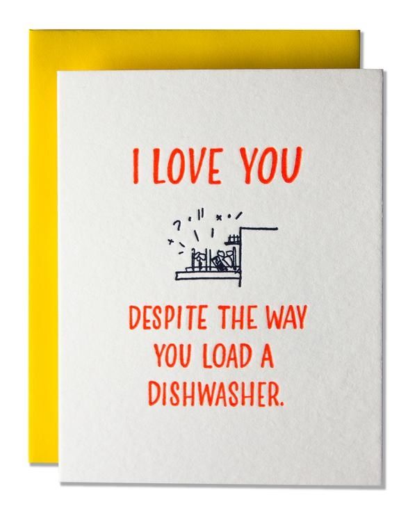 Card - Love: Load The Dishwasher