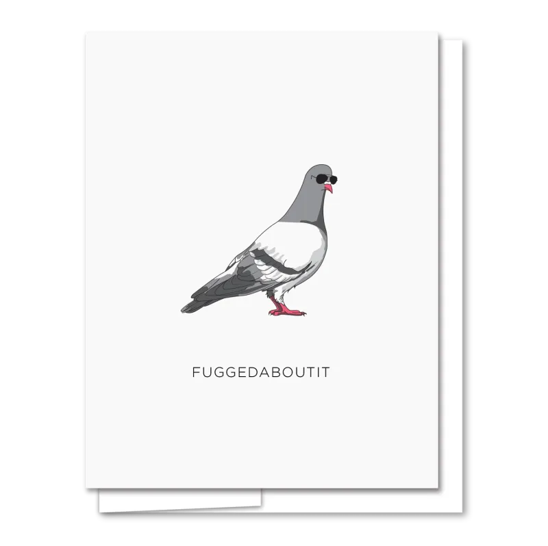 Card - Blank: Pigeon Fuggedaboutuit