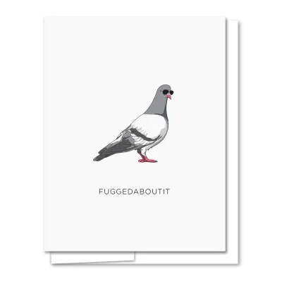 Card - Blank: Pigeon Fuggedaboutuit