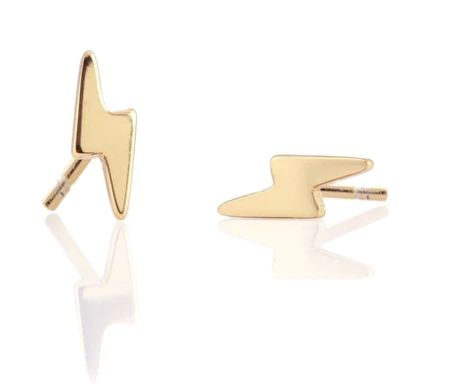 Earrings - Stud: Kris Lightning Bolt