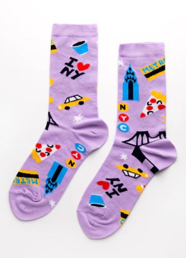 Socks - Women's Crew: NYC
