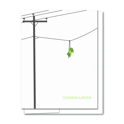 Card - Baby: Bootie card
