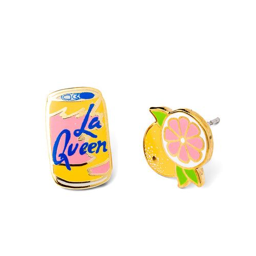 Earrings - Stud: YOW La Queen