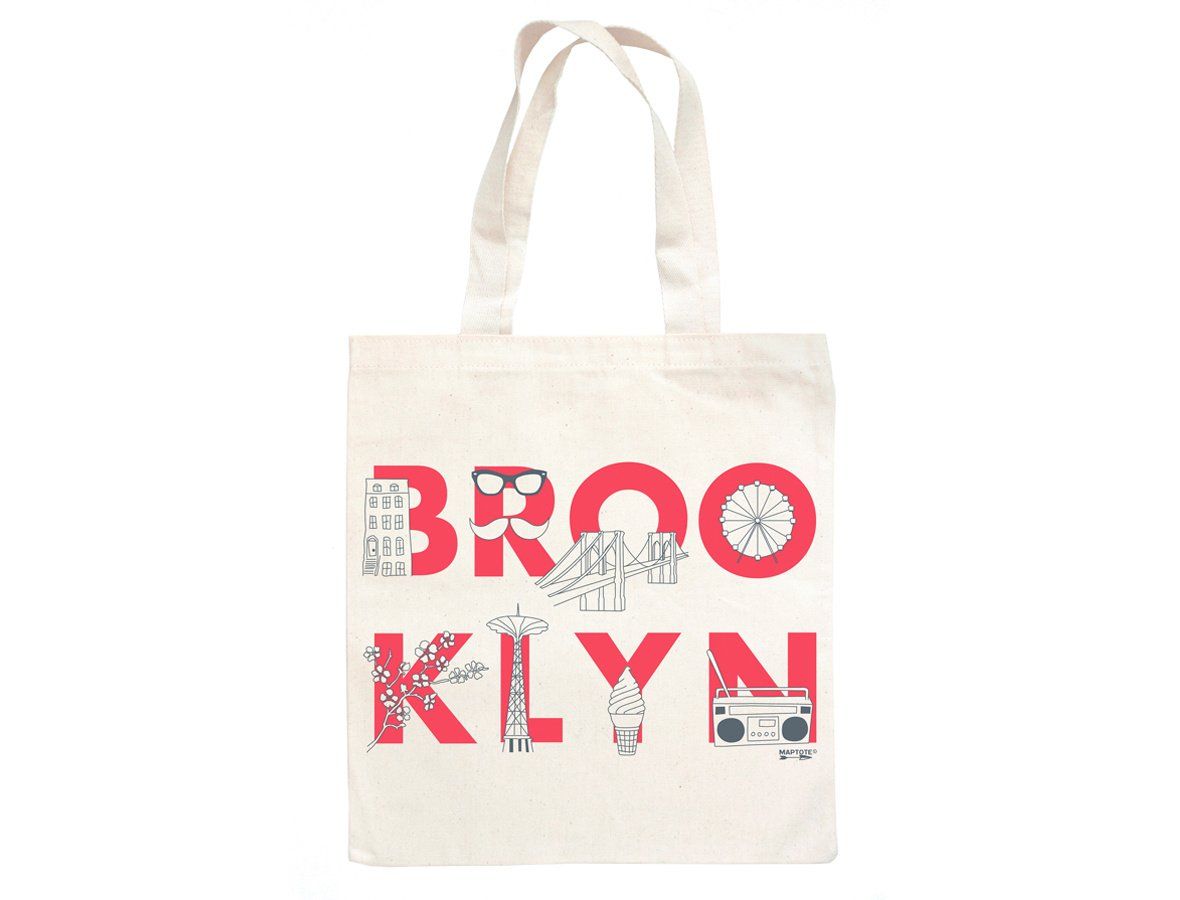 Tote: BROOKLYN font Natural