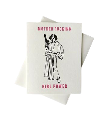 Card - Blank: Motherfucking Girl Power