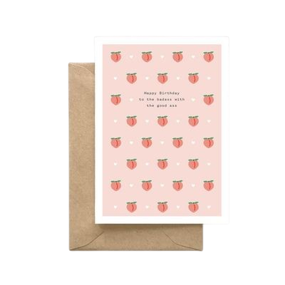 Card - Birthday: Badass with a Good Ass
