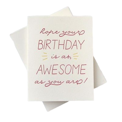 Card - Birthday: As Awesome as you are