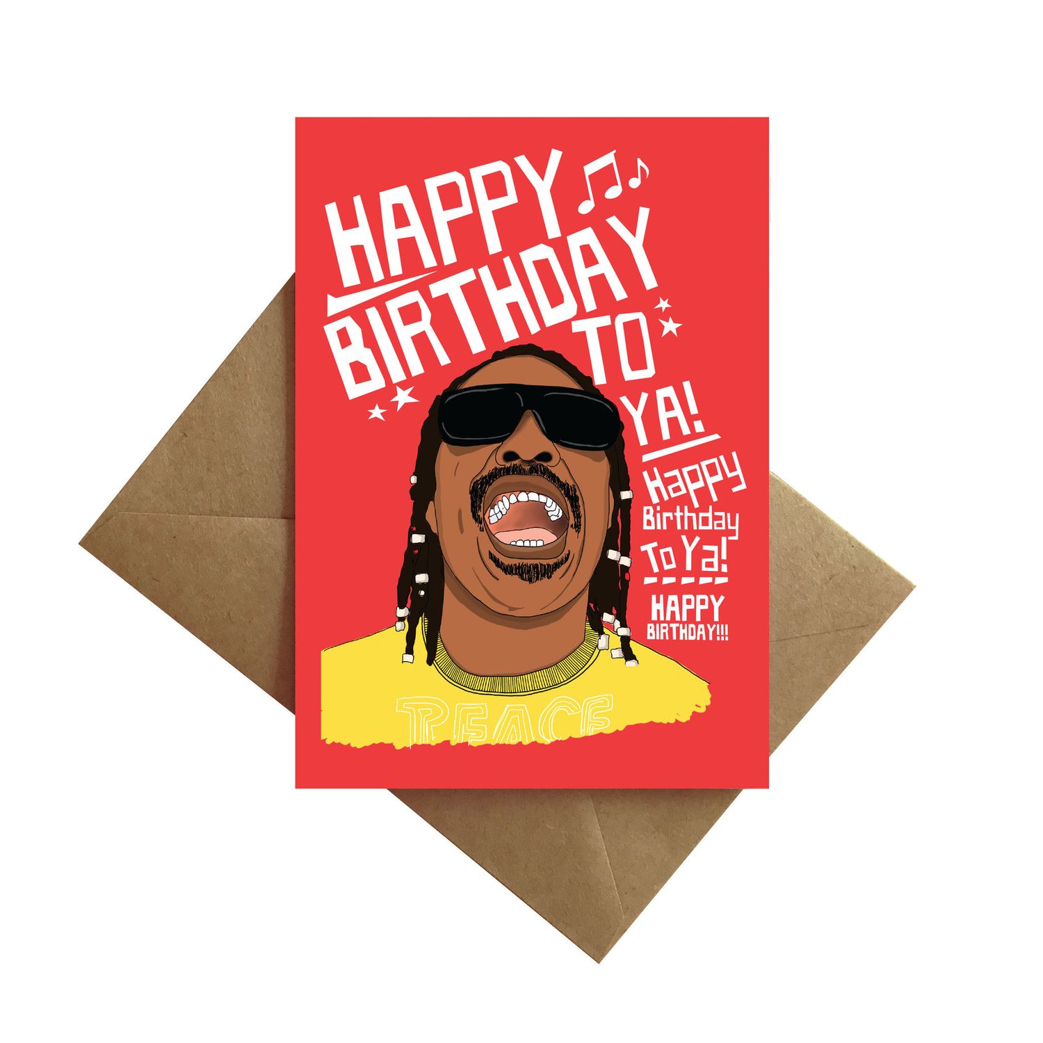 Card - Birthday: Stevie Wonder