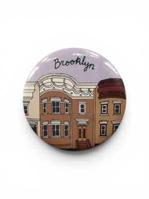 Magnet - Brooklyn Brownstones (Purple)