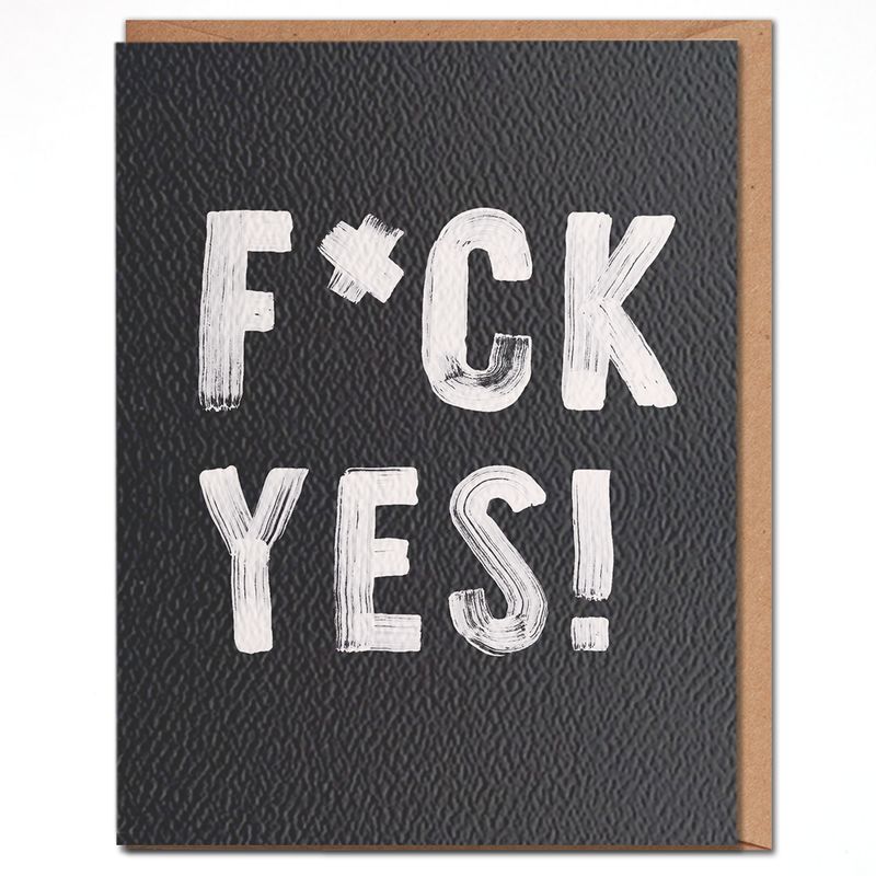 Card - Blank: F*ck yeah