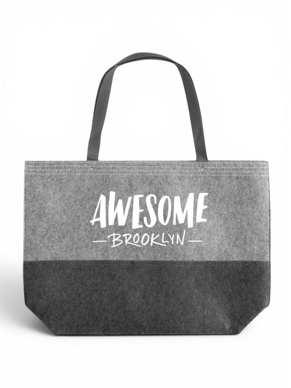 Tote: Awesome Brooklyn Felt