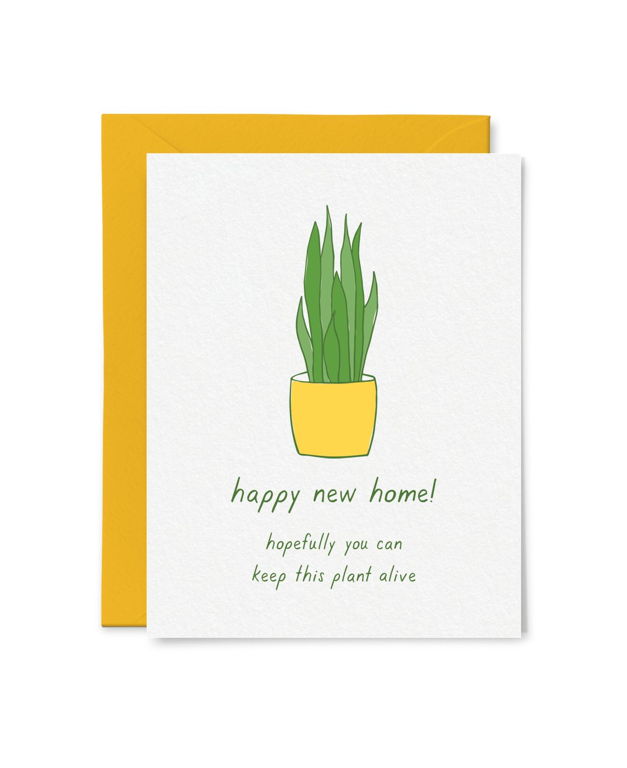 Card - Blank: Housewarming Plant