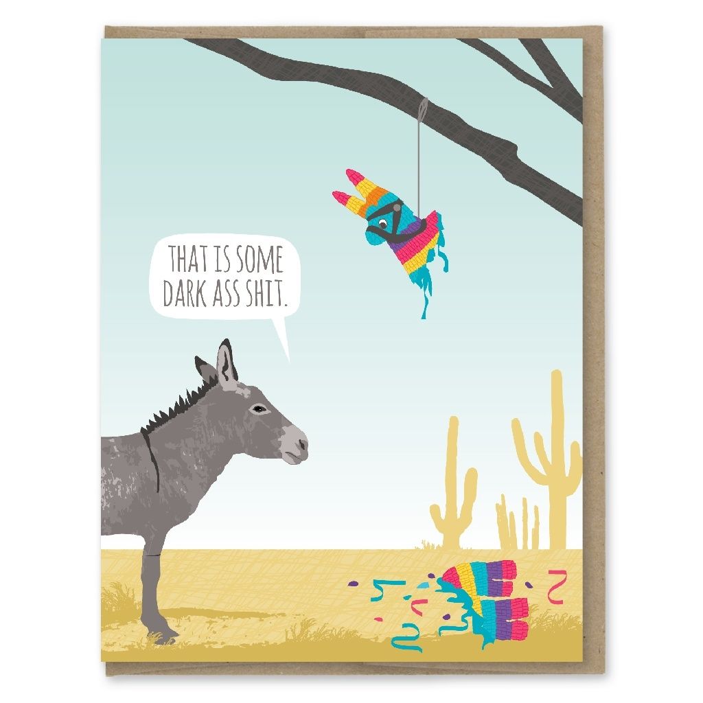Card - Birthday: Donkey Pinata
