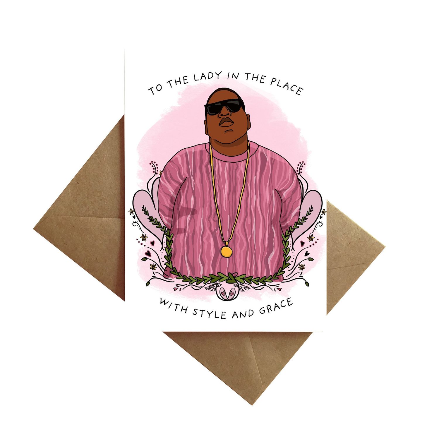 Card - Blank: Biggie / Lady In The Place