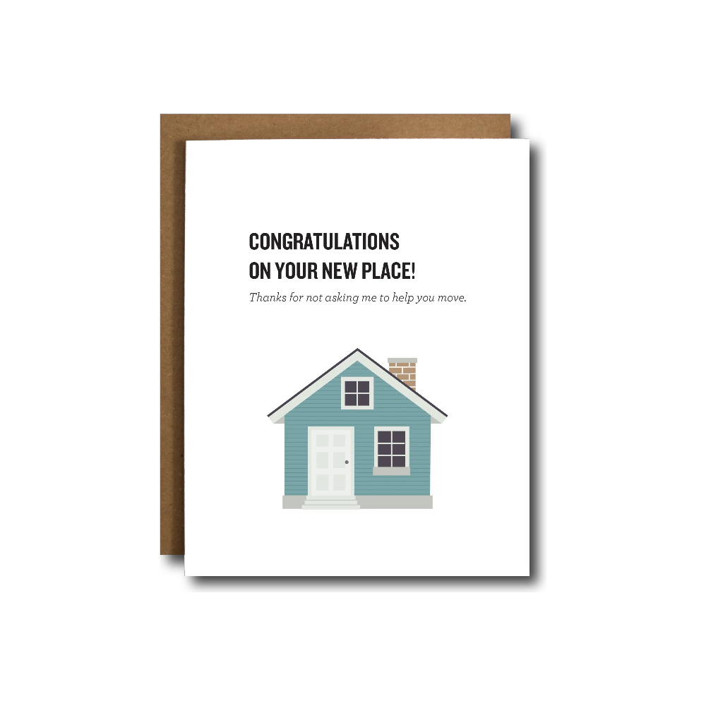 Card - Blank: Congrats on your new place