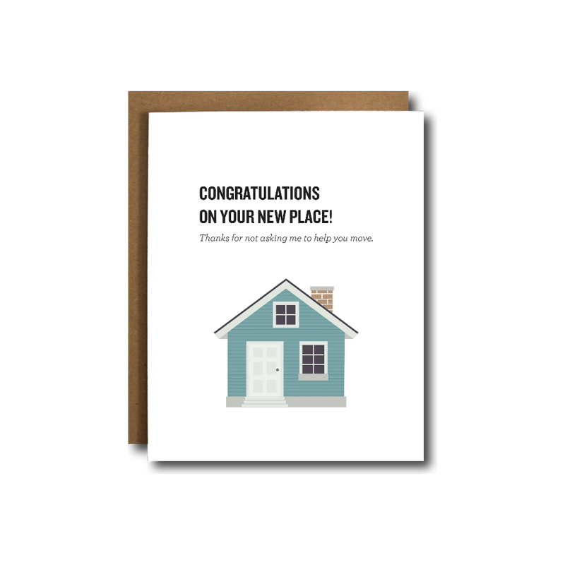 Card - Blank: Congrats on your new place