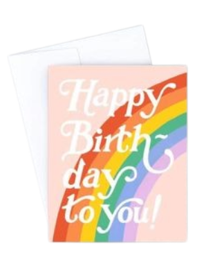 Card - Birthday: Rainbow