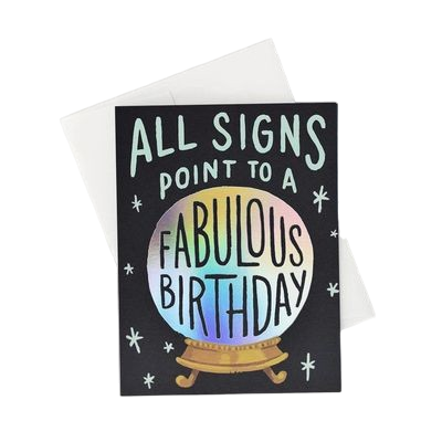 Card - Birthday: All Signs Point To Fabulous