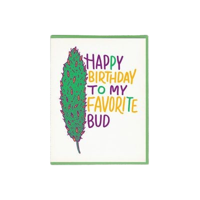 Card - Birthday: Favorite Bud