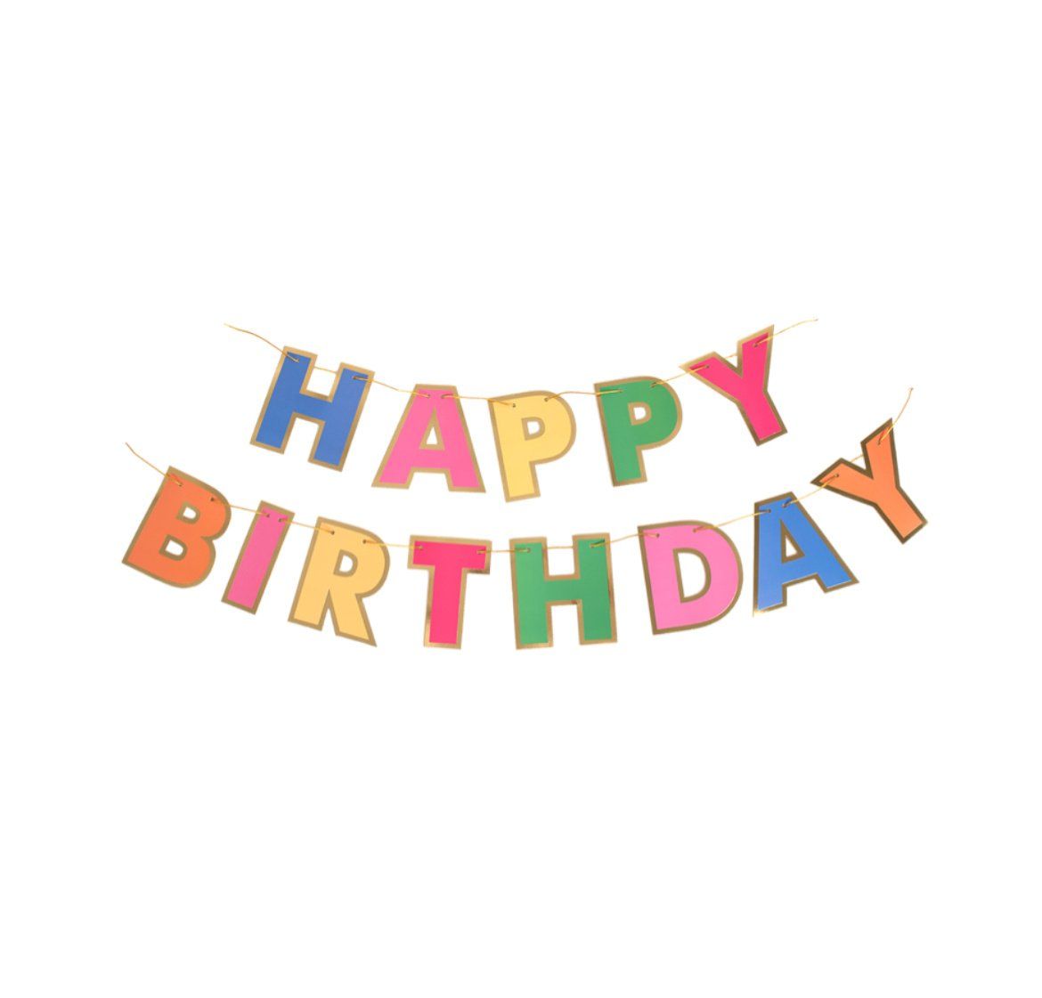 Banner - Rainbow Happy Birthday