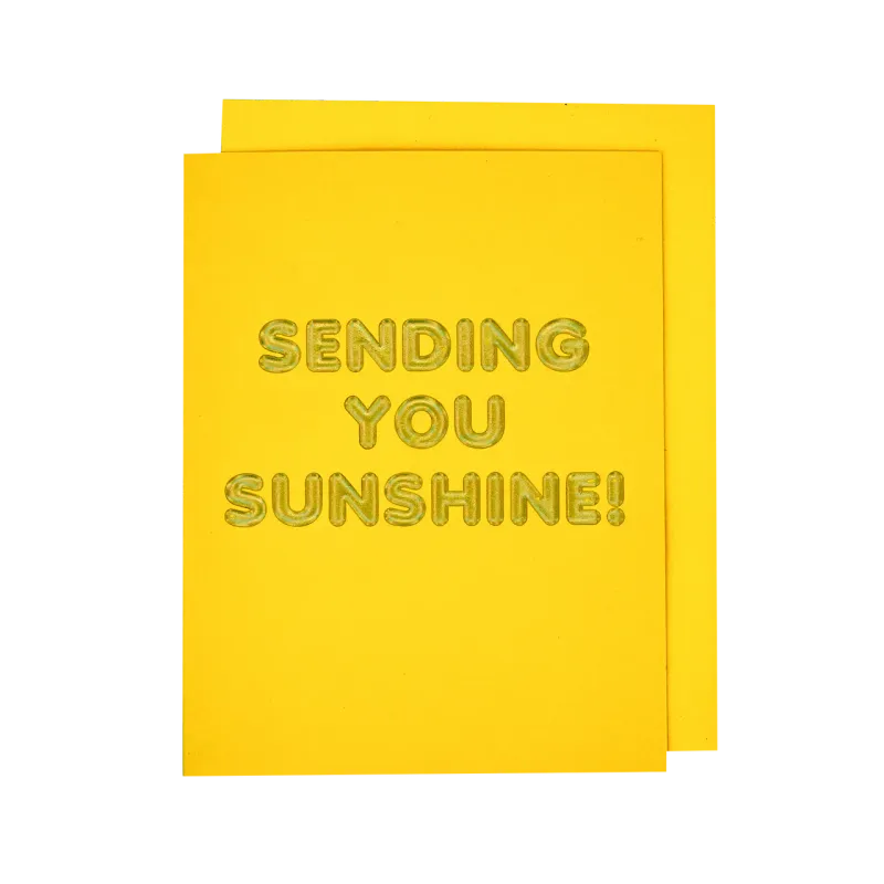 Card - Blank: Sending Sunshine