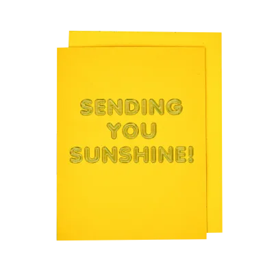 Card - Blank: Sending Sunshine