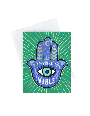 Card - Birthday: Hamsa Vibes