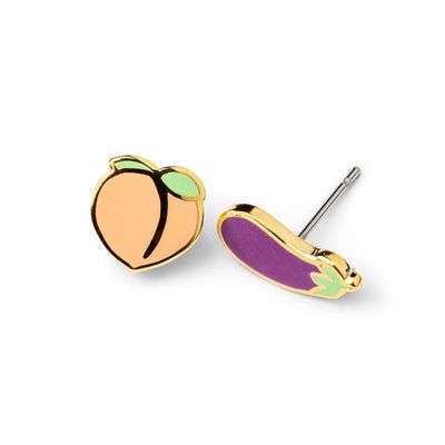 Earrings - Stud: YOW Eggplant Peach