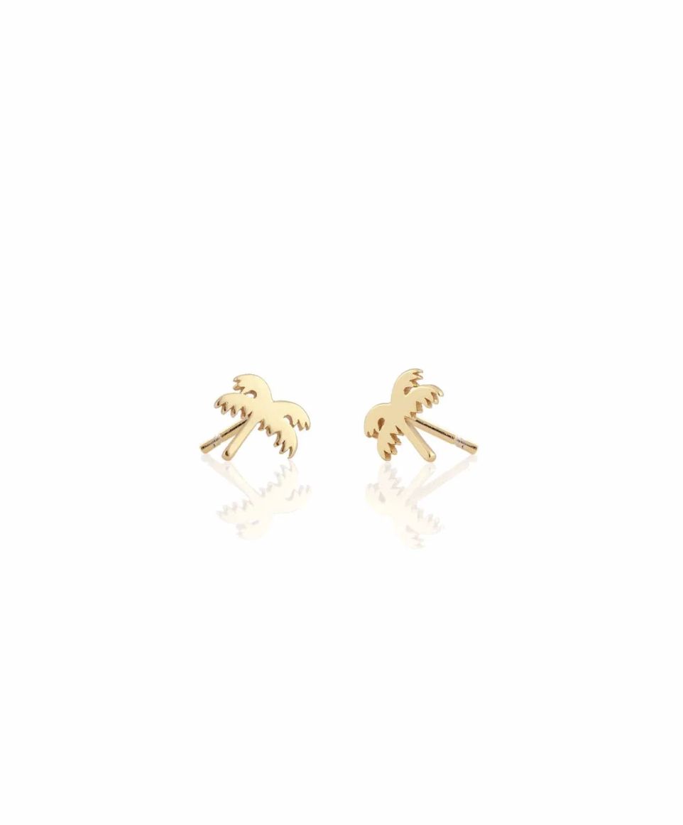 Earrings - Stud: Kris Nations Palm Tree