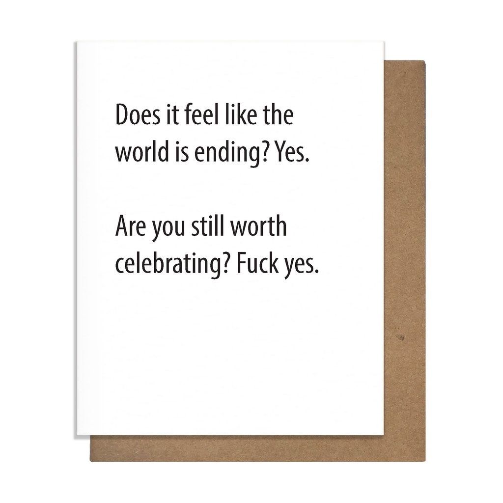 Card - Birthday: Does it Feel