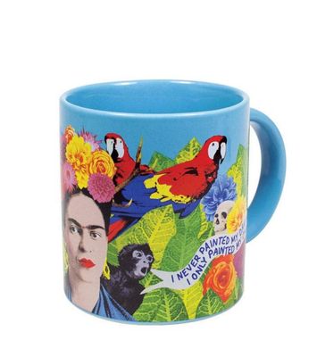 Mug: Frida Kahlo blue