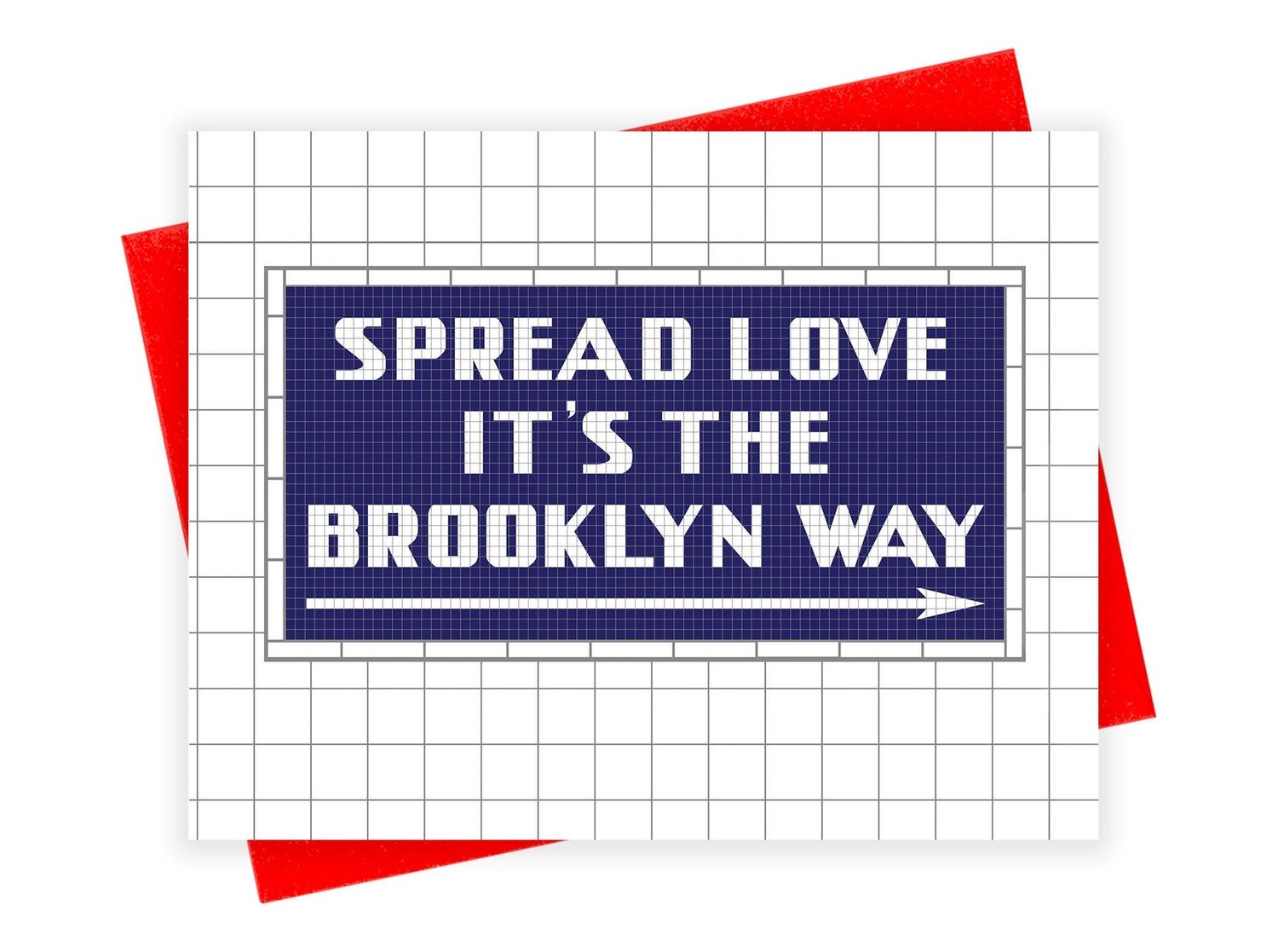 Card - Blank: Subway Spread Love