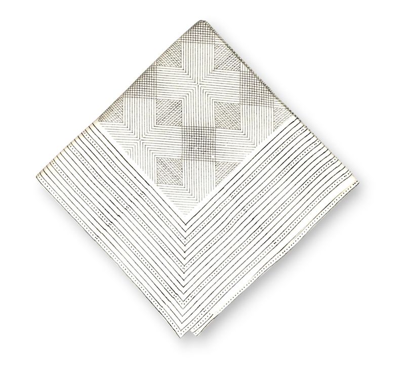 Tablecloth (60x60) - Aztec Grid