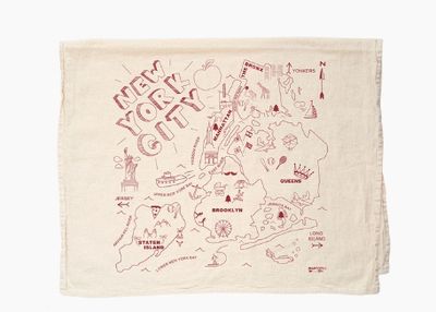 Tea Towel - Natural New York City