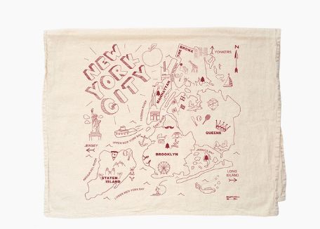 Tea Towel - Natural New York City