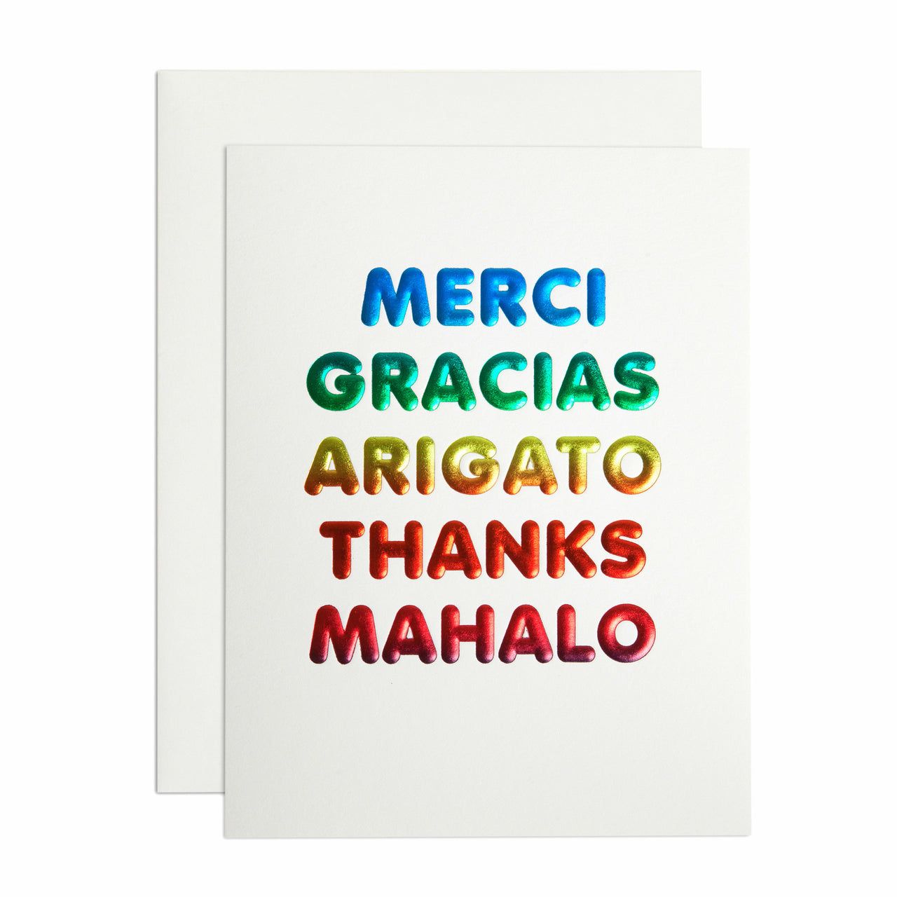 Card - Thanks: Languages