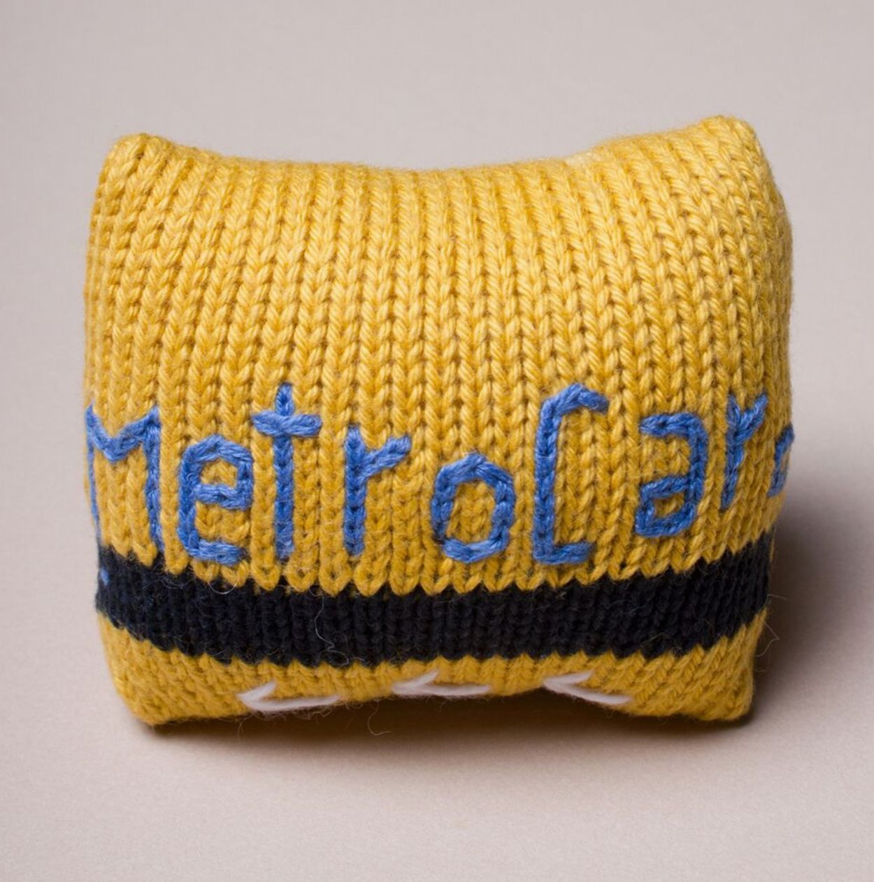 Organic Handmade Rattle: Metrocard