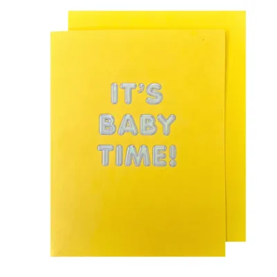 Card - Baby: It's Baby Time!