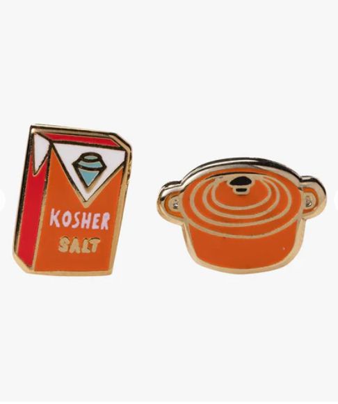 Earrings - Stud: YOW Dutch Oven &amp; Kosher Salt