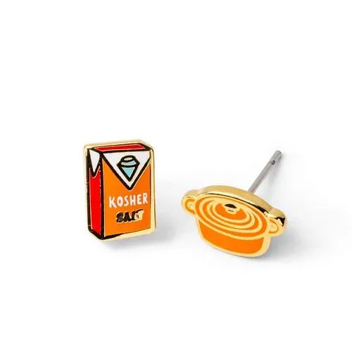 Earrings - Stud: YOW Dutch Oven &amp; Kosher Salt