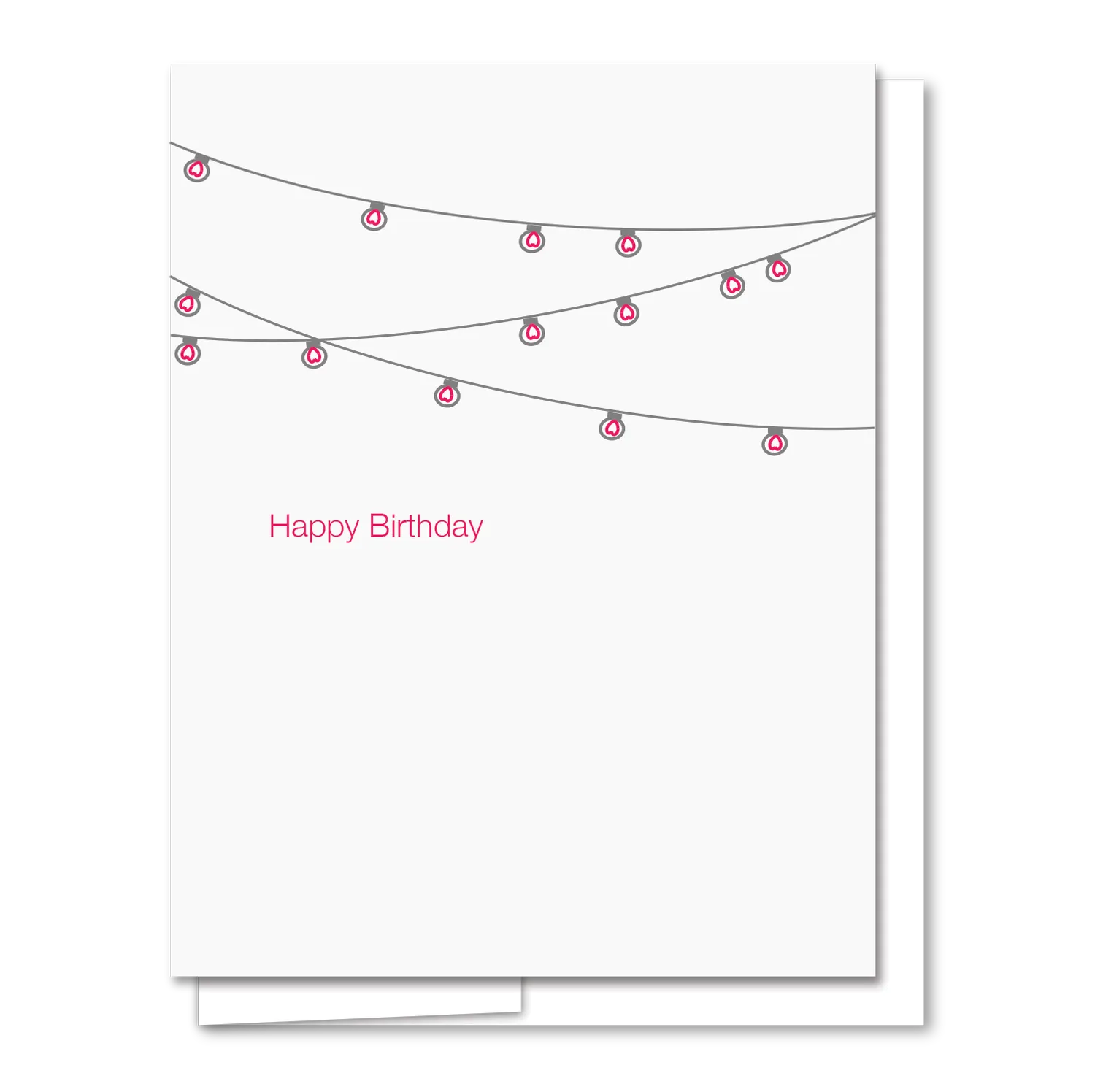 Card - Birthday: String Lights