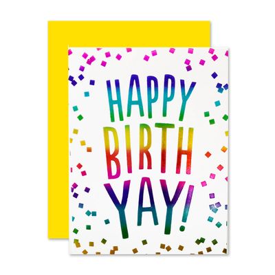 Card - Birthday: Happy BirthYAY
