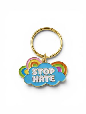 Keychain - Enamel : Stop Hate