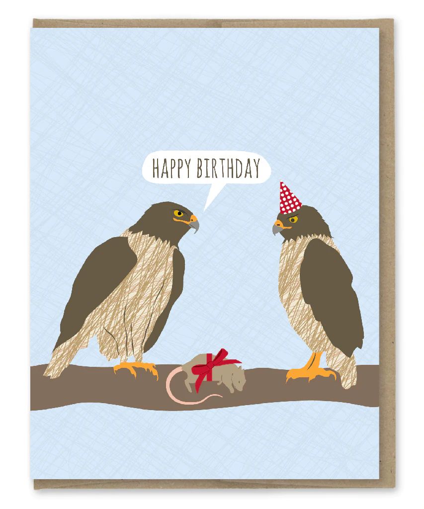 Card - Birthday: Hawks