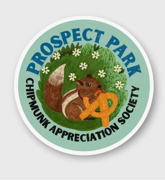 Sticker: Prospect Park Chipmunk