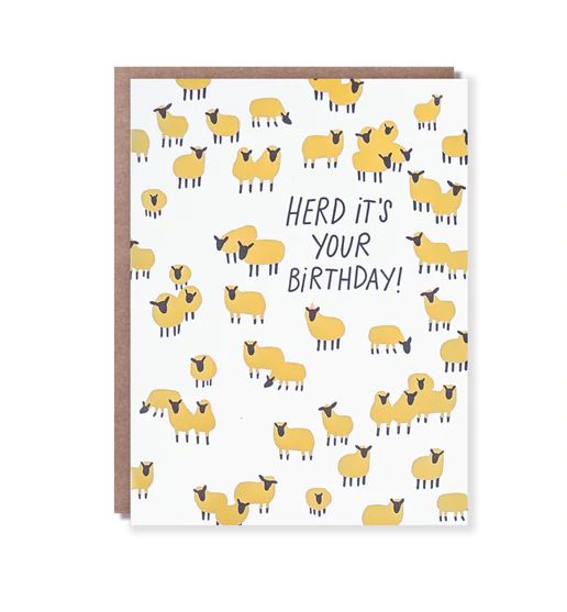 Card - Birthday: Herd It's Your Birthday