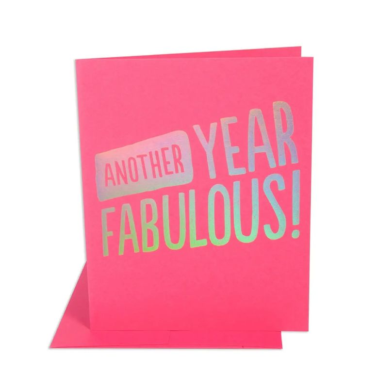 Card - Birthday: Another Year Fabulous