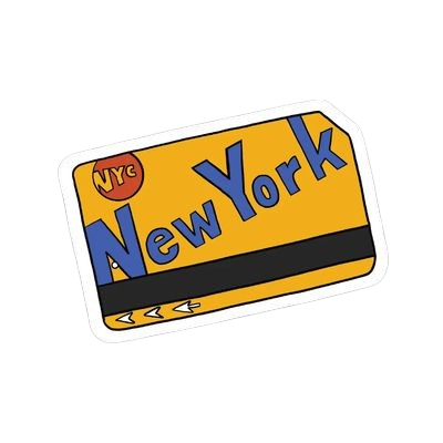 Sticker: New York Metrocard